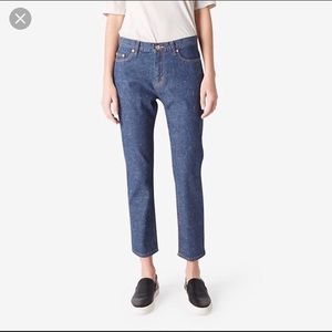 Steven Alan indigo slub jeans, 28